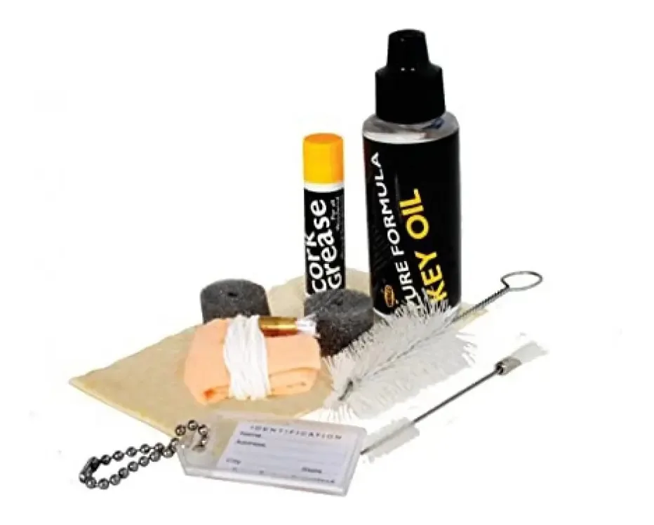 Kit de limpeza e manutenção de flautas Herco He-107 Black Brush