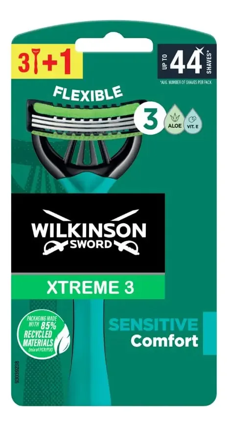 Lâmina De Barbear Descartável Wilkinson Sword Xtreme 3 Sensi