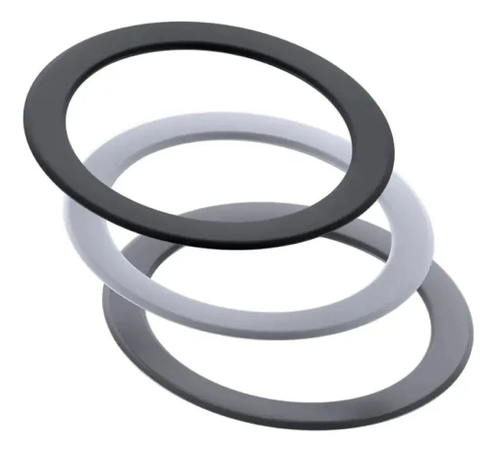 Suporte de anel magnético X3 Sp Connect System para telefones celulares brancos, cinza, pretos
