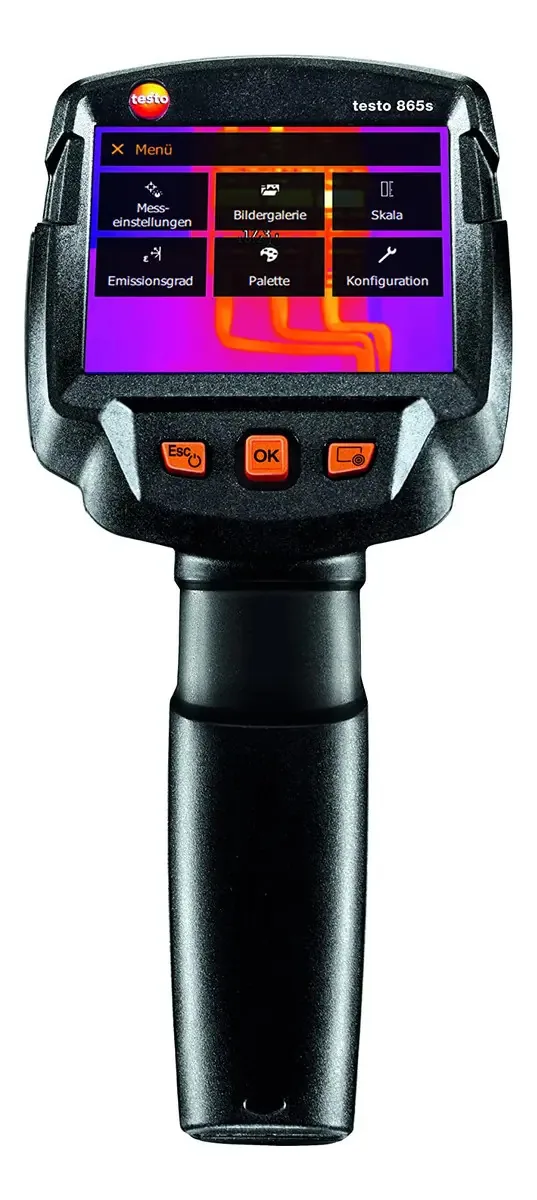 Câmera termográfica Testo 865s - Imagem térmica com Resol