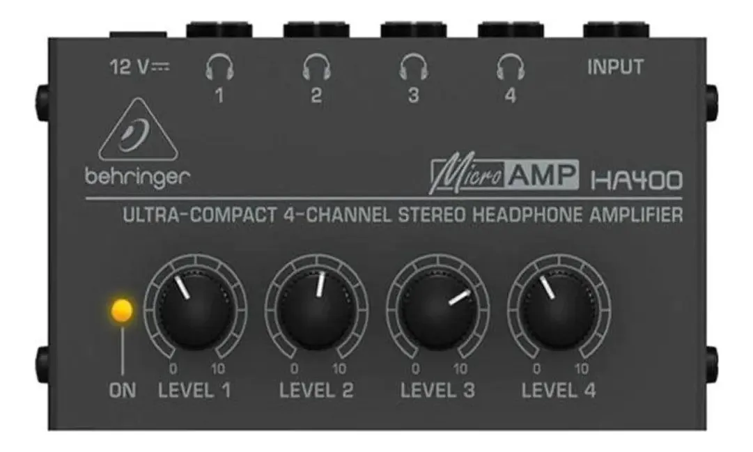 Amplificador De Fone Behringer Ha400 Powerplay Microamp