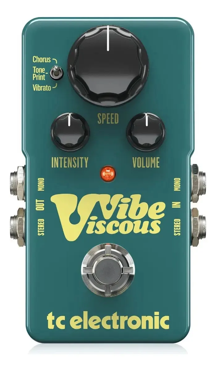 Pedal Chorus Vibrato TC Electronic Viscous Vibe Preto para Guitarra