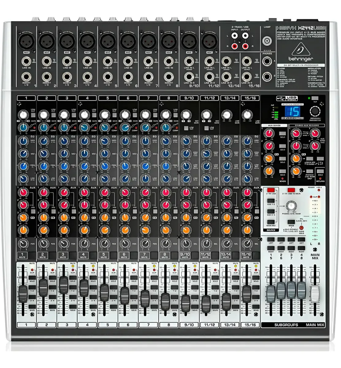 Mesa de Som Análogica Xenyx X2442USB - Behringer Com Efeitos