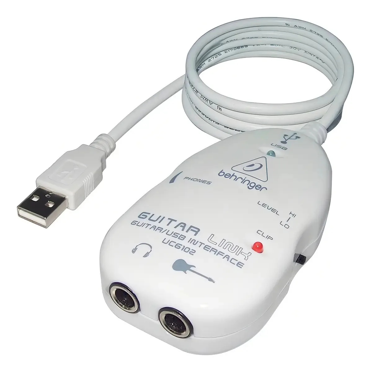 Interface Guitar Link Ucg102 Behringer Guitarra Conexão Usb