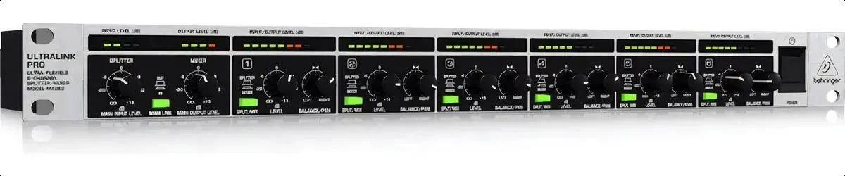 Console de mixagem Behringer Mx882 de 8 entradas e 2 saídas
