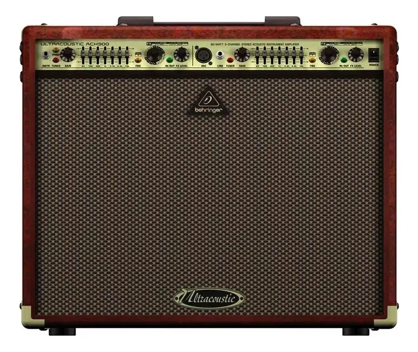 Cubo Amplificador Violão E Voz Behringer Acx900 90w 110v