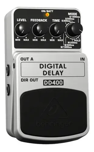 Pedal Behringer Dd 400 Delay Cor Cinza