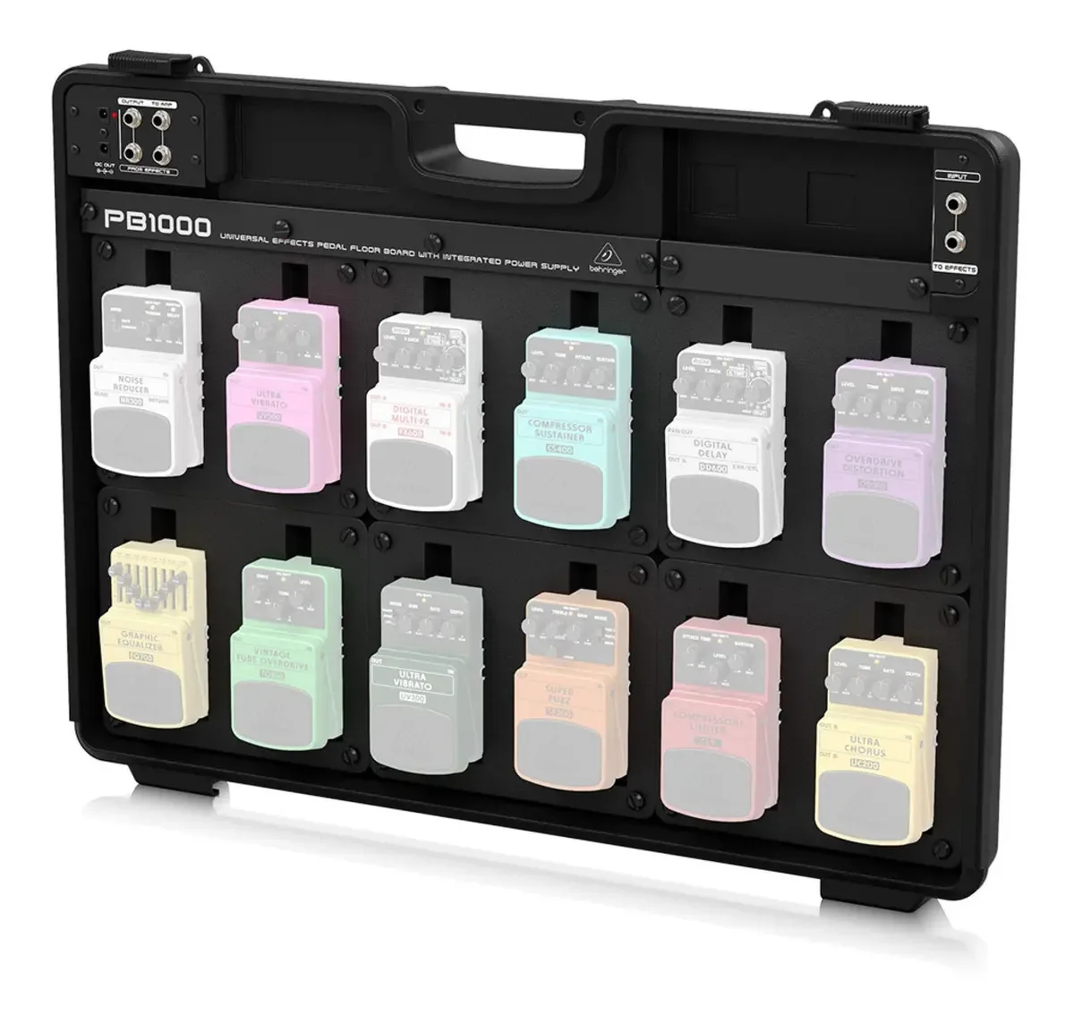 Estojo para pedais Behringer Pb1000 preto
