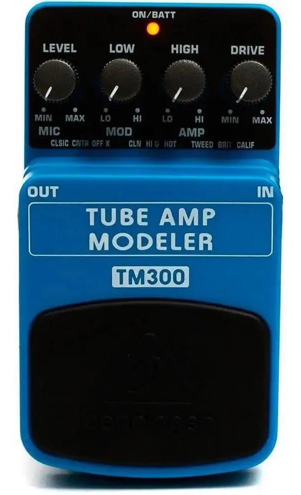 Pedal De Efeitos Behringer Tm300 Tube Amp Modeler