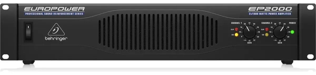 Amplificador de Potência Behringer EP2000 Preto