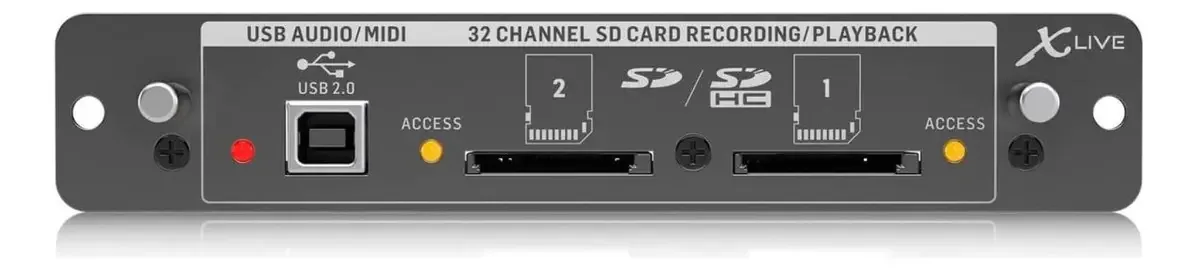 Placa de áudio Behringer X-live Expansion P X32 Color Gris