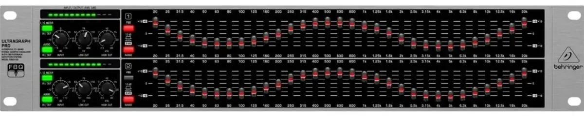 Equalizador Gráfico Estéreo Behringer Fbq3102 Hd 31 Bandas 220V