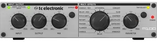 Tc Electronic M100 Studio ou processador multiefeitos ao vivo