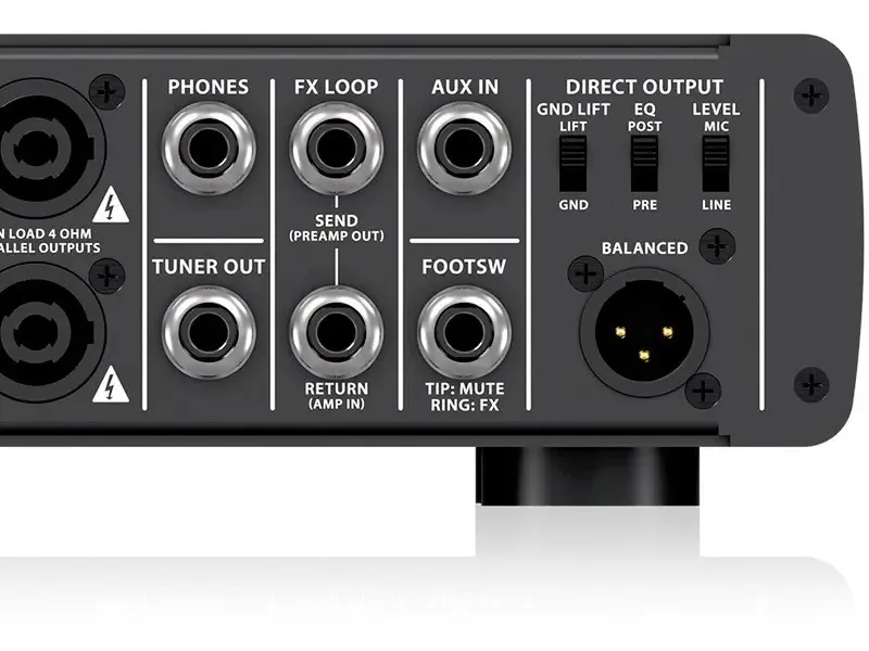 Amplificador Para Contra Baixo Bugera Bv1001t Cor Cinza