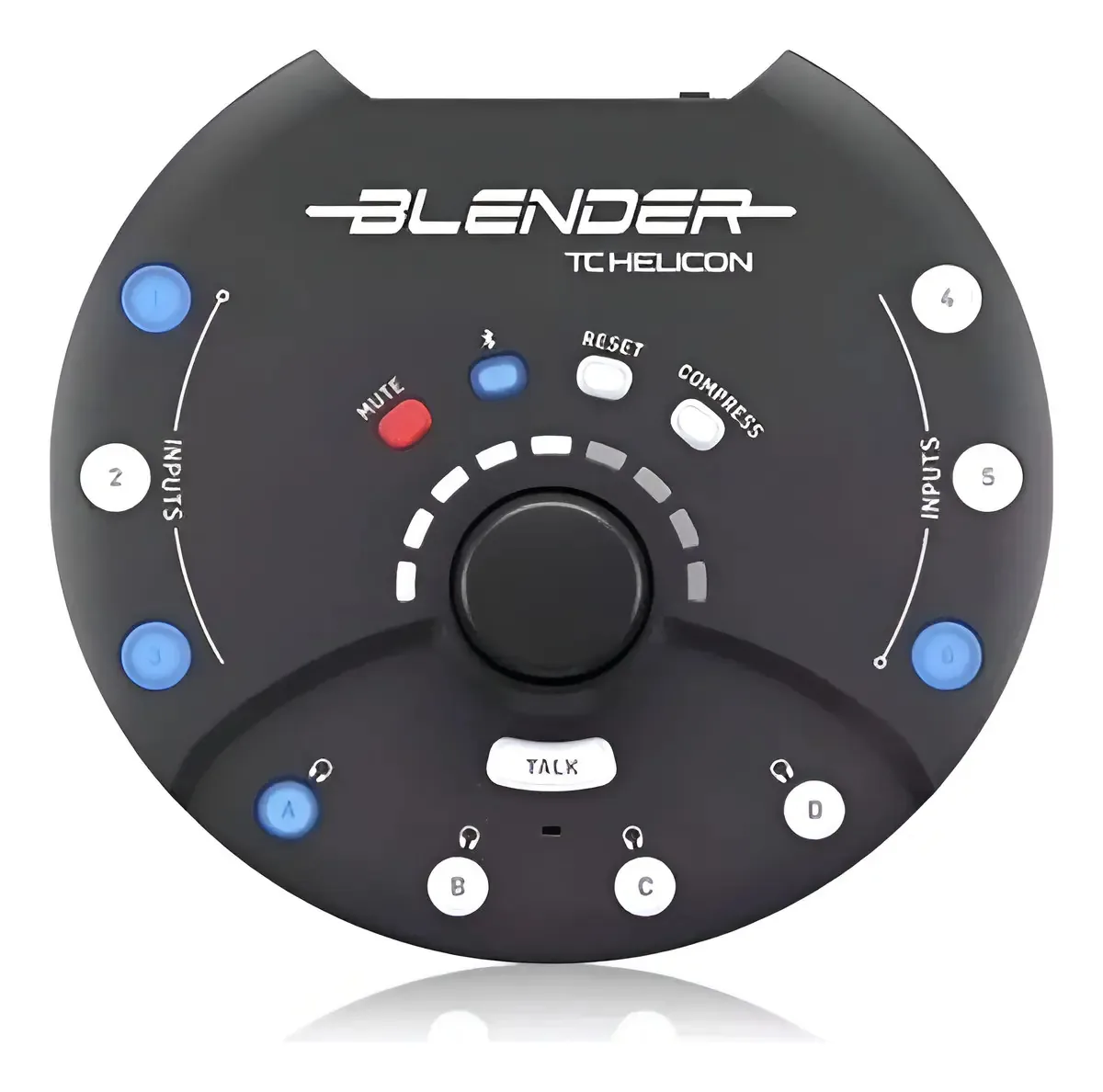 Interface De Audio Blender Tc Helicon Mixer Analógico C/ Cor Preto