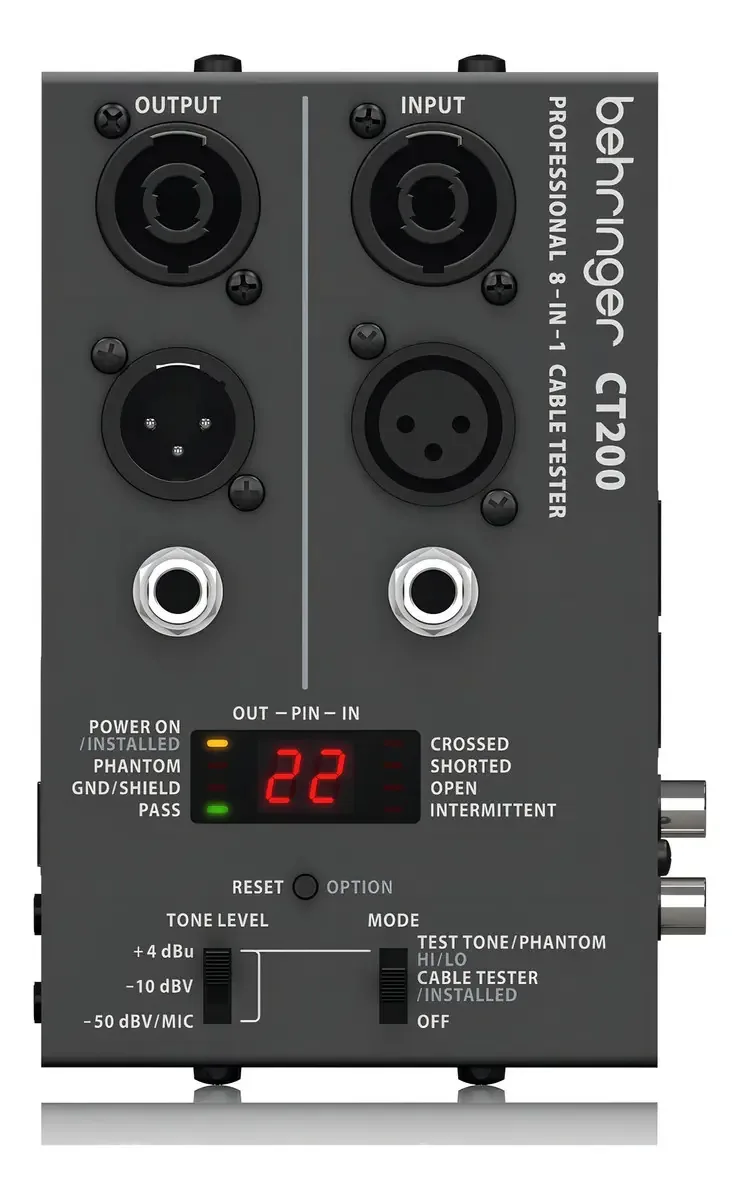 Behringer Ct200 - Testador de cabos de som