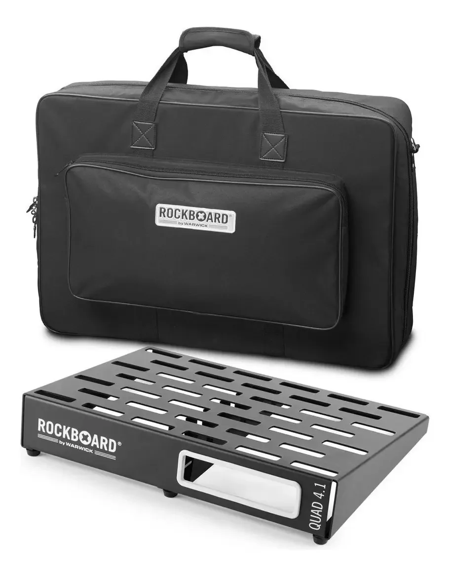 Pedalboard Rockboard Rbo B 4.1 Quad Com Gig Bag + Cor Preto