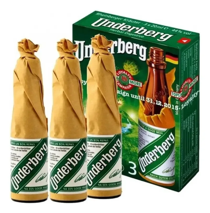 Aperitivo Bitter Underberg 20ml (3 Unidades) - 44% Extreme