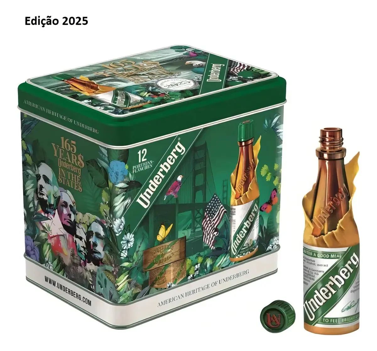 Underberg Bitters Herbal Tin 12 X 2cl