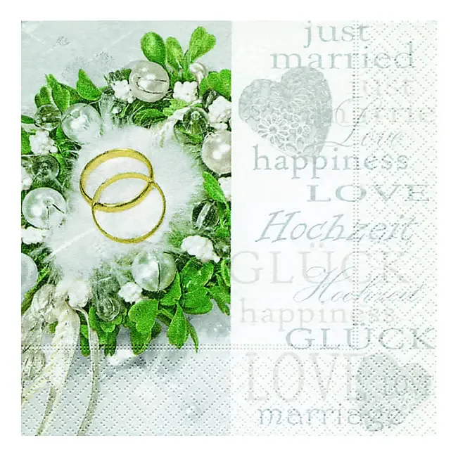 Guardanapos Hudson Happiness And Love 20 Unidades