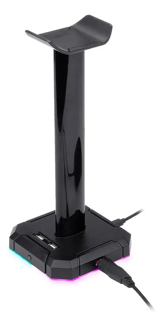 Suporte para fone de ouvido Redragon Scepter Pro Ha300 Rgb Hub Mexx