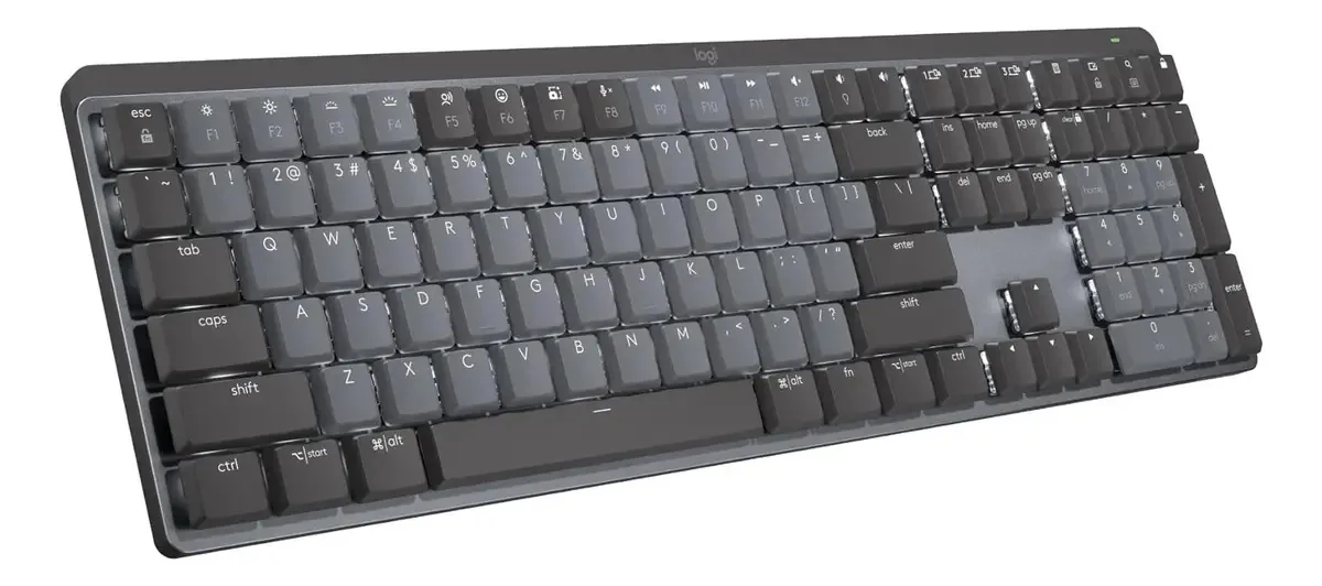 Teclado mecânico sem fio Logitech Mx - grafite
