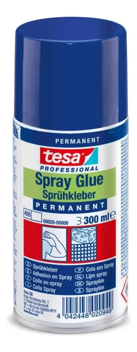 Cola em Aerossol Permanente Tesa 300ml