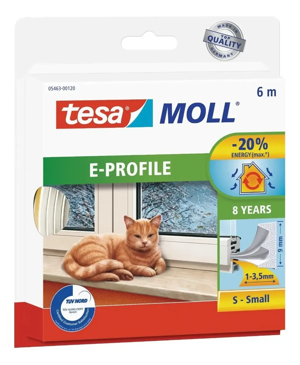 Dores nas listras. Perfil E da Tesa Moll - Branco 6m. Pare Chiflete