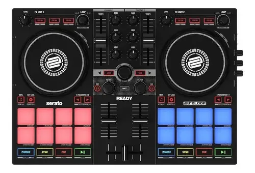Controlador DJ Reloop Ready 2 Decks Preto Com Saída RCA