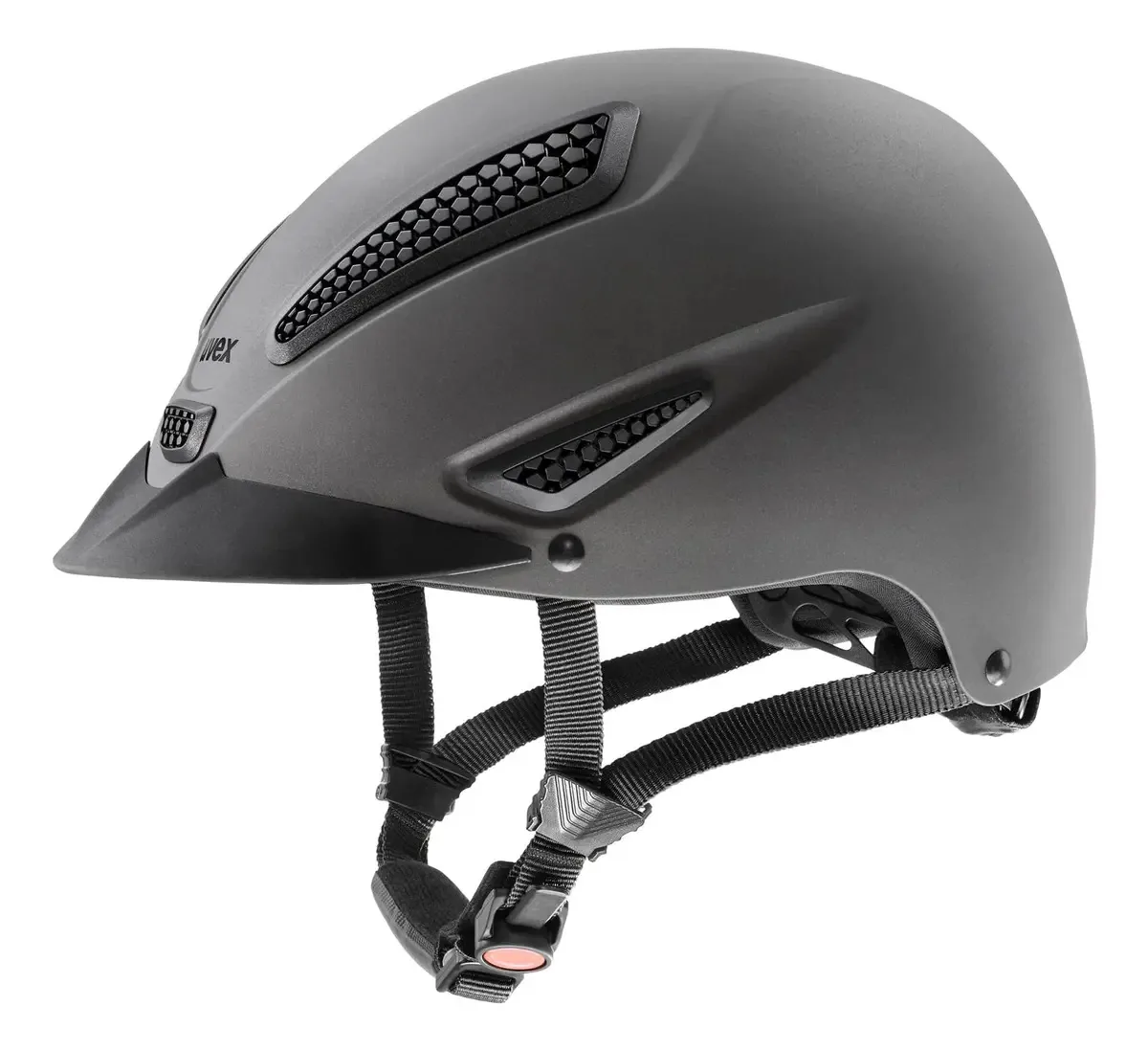 Uvex Perfexxion Ii — Capacete de equitação para mulheres e homens, antracite, S-m, ajustável e com excelente ventilação