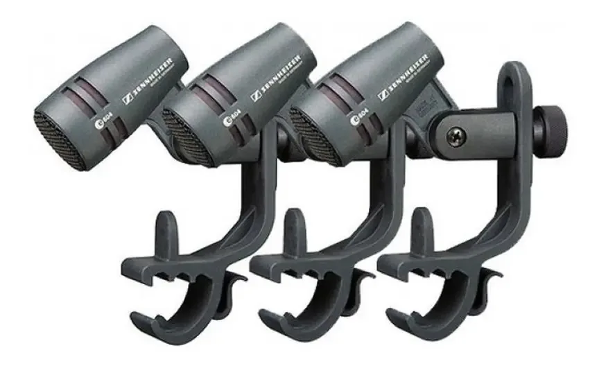 Pacote com 3 microfones Sennheiser E 604 Color Gris Oscuro