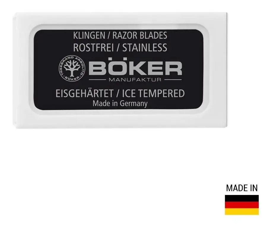 Lâmina De Barbear Boker Com 10 Unidades 04bo160