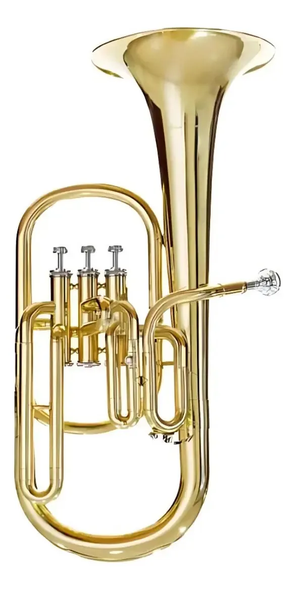 Saxor Alto em cor dourada Charcheta lacada prateada Slsr001