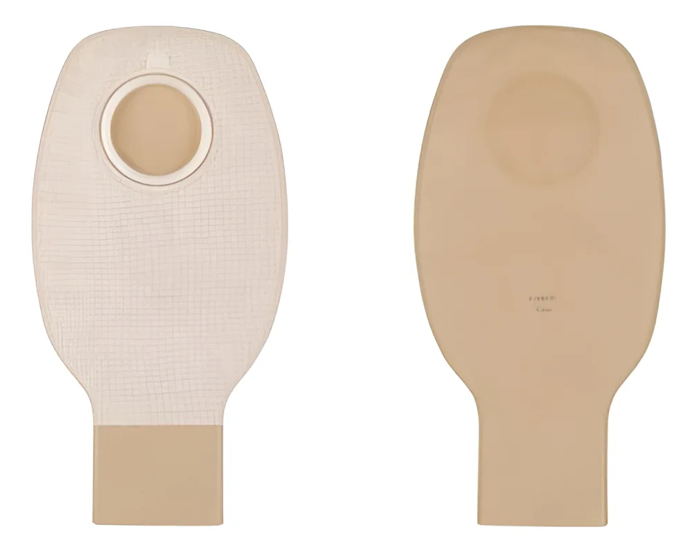 Bolsa de colostomia aberta recortada Bbraun 73360A com diâmetro máximo de abertura 6 cm, cor 60 mm - pacote com 10 unidades
