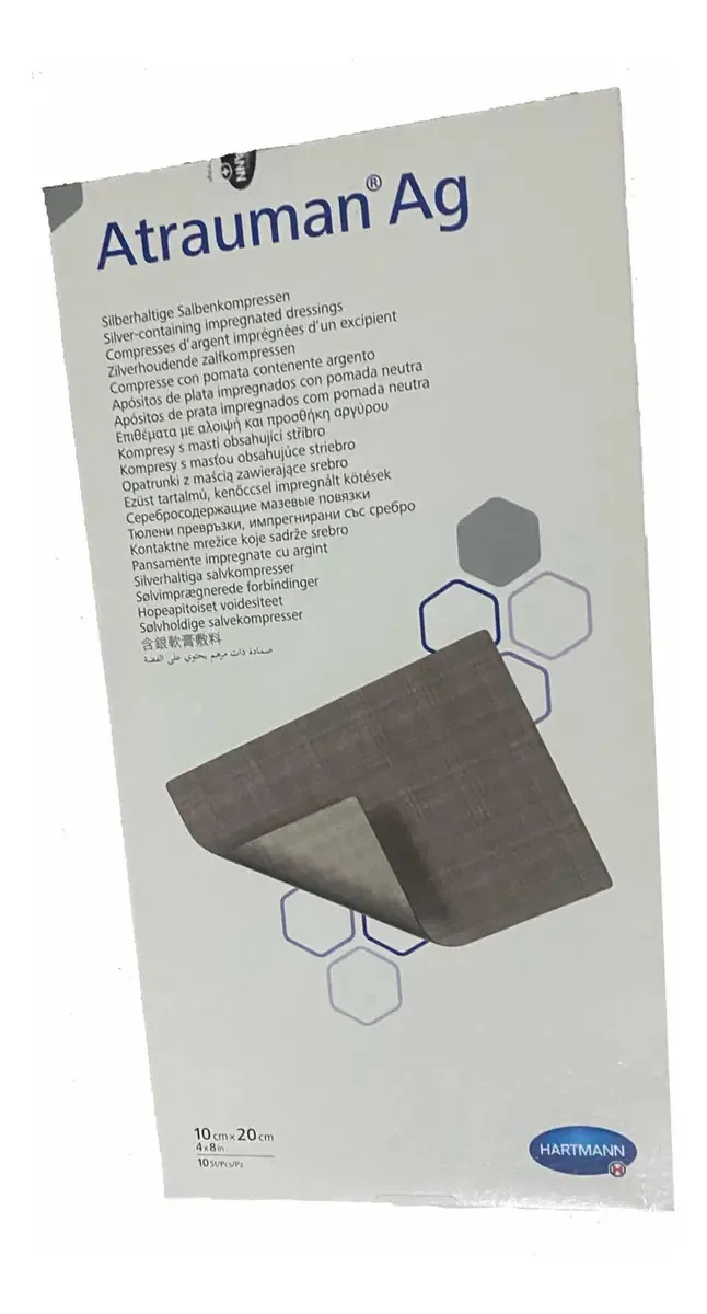 Curativo Atrauman Ag Hartmann 10cmx20cm (10uni)