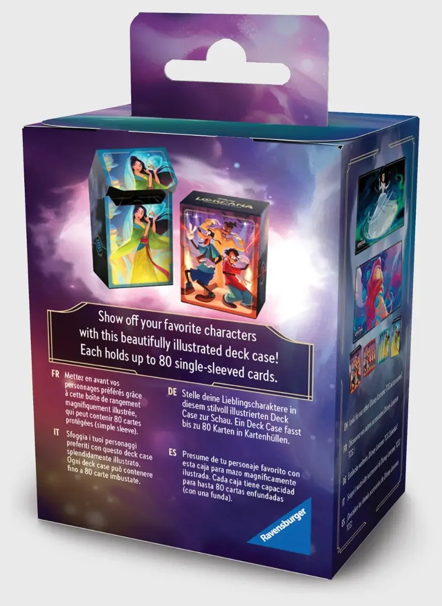 Estojo Disney Lorcana Mulan Ravensburger Tcg