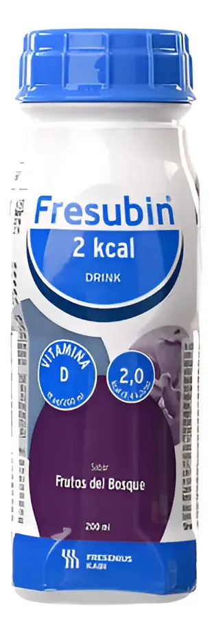 Frutas vermelhas Fresubin X 24 unidades 200 ml de sabor de frutas silvestres