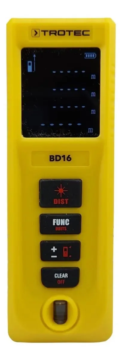 Medidor de distância a laser Trotec Bd16 Professional de 40 metros