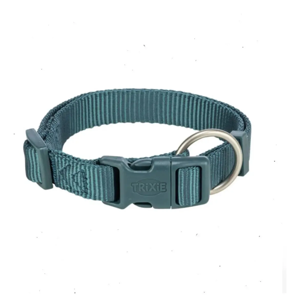 Coleira ajustável Trixie Premium tamanho L-xl para cachorros, cor azul petróleo, básica