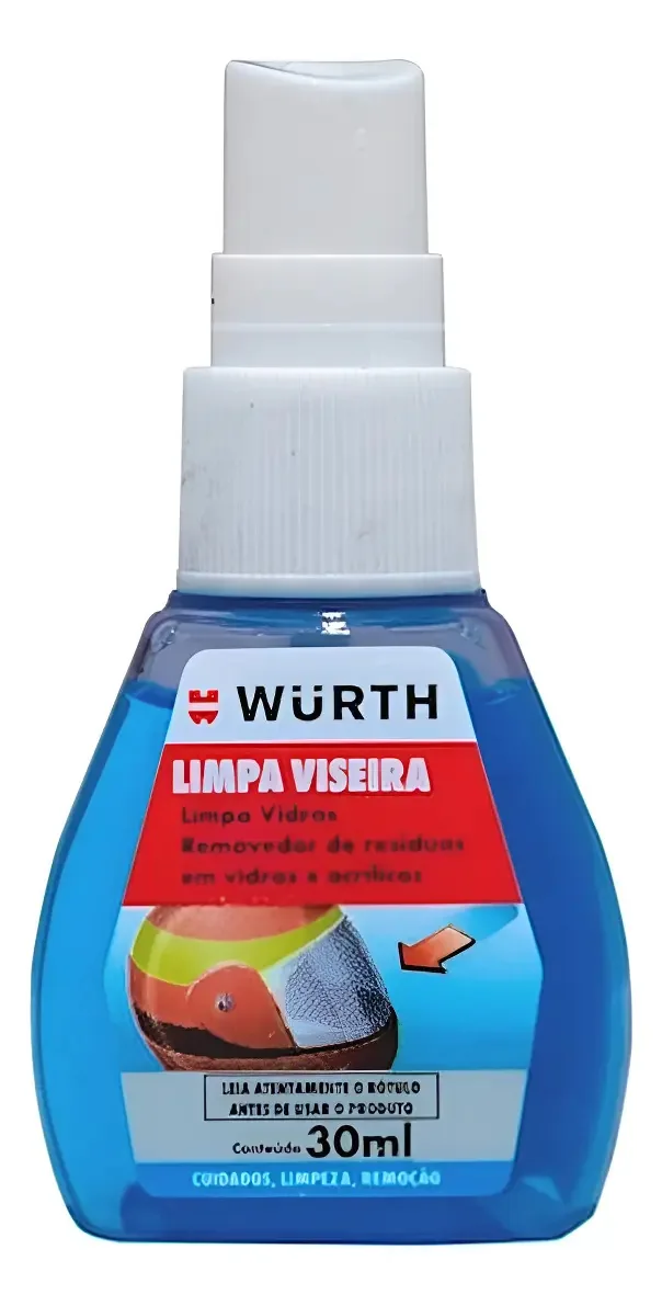 Limpa Viseira Wurth 30 ml Capacete
