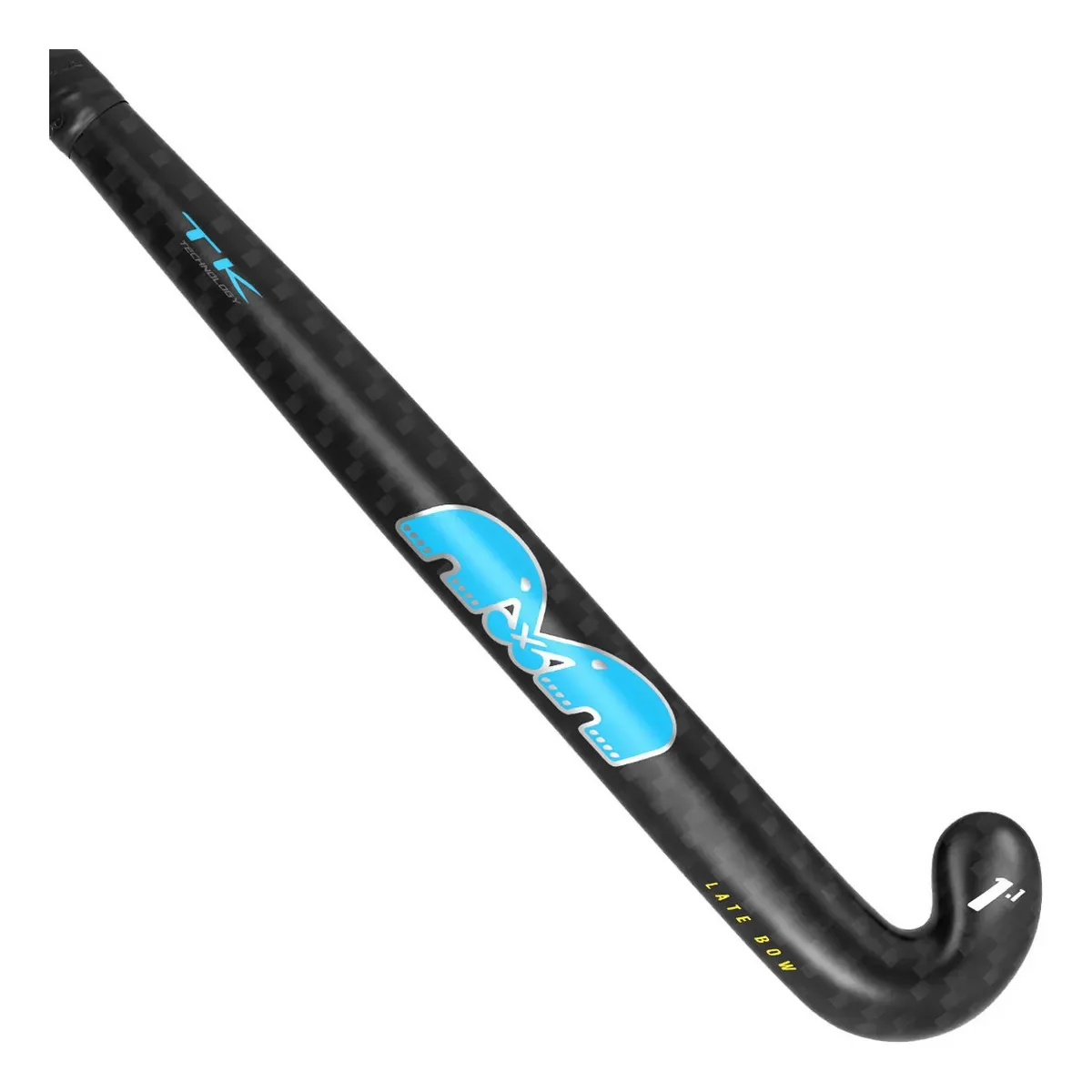 Taco de hóquei Tk 1,1 - 95% cor de carbono preto tamanho 37,5