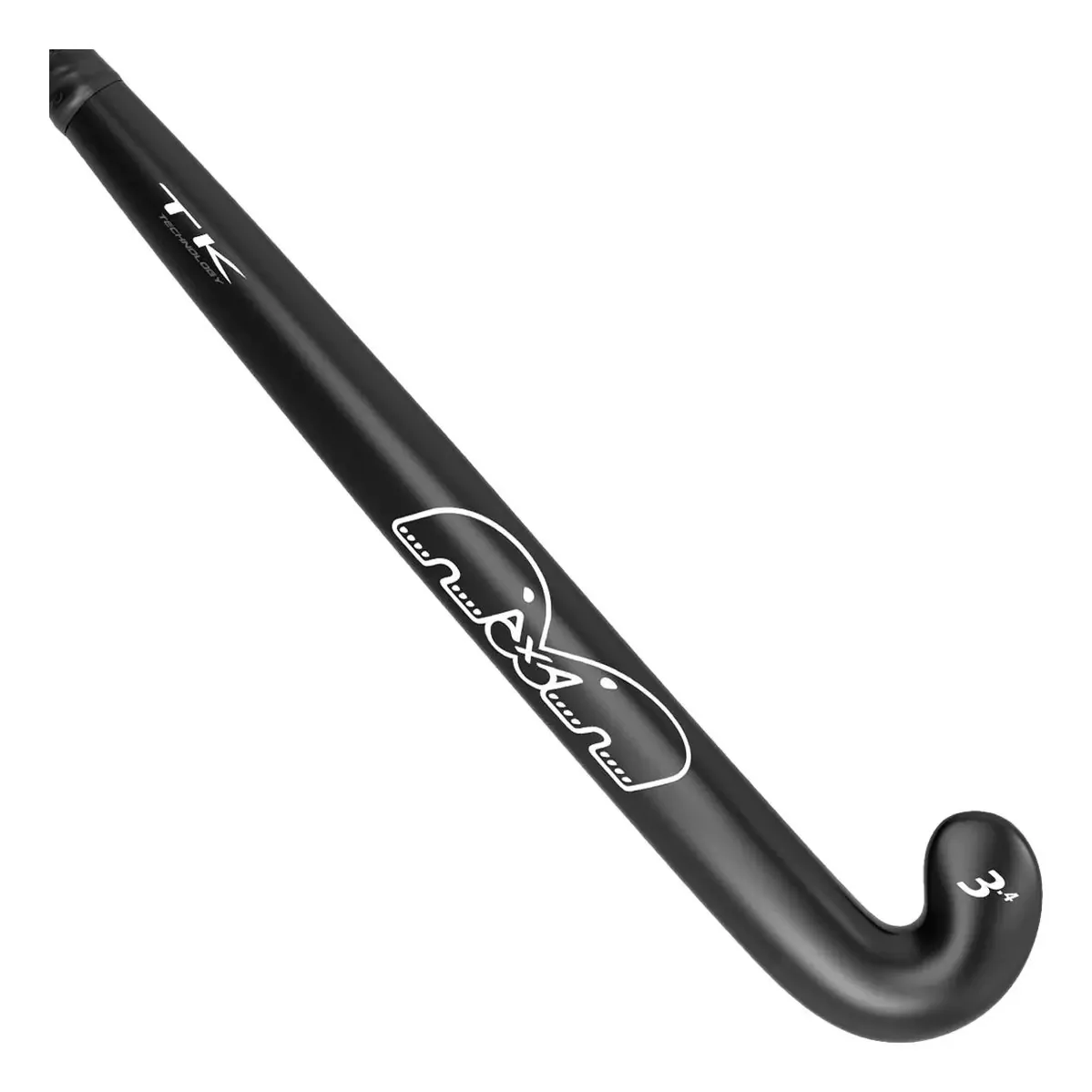 Taco de hóquei Tk 3,4 - 30% cor de carbono preto tamanho 37,5