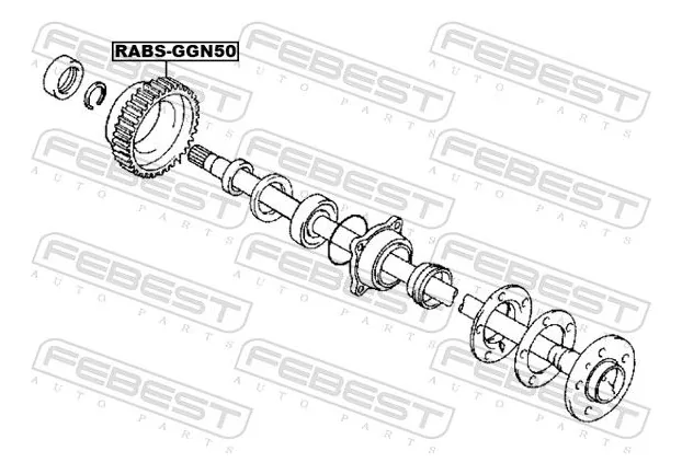 Anel De Sensor, Abs Febest Rabs-ggn50