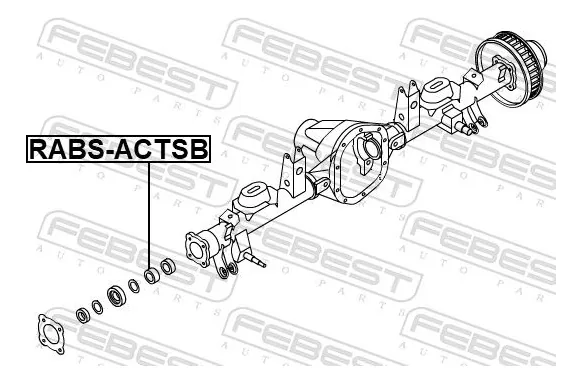 Anel De Sensor, Abs Febest Rabs-actsb