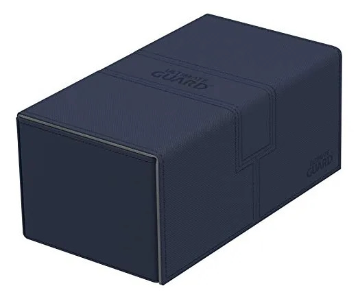 Estojo Ultimate Guard Twin Flip´n´tray Para Baralhos De 160+ Tamanho Padrão Xenoskin Azul