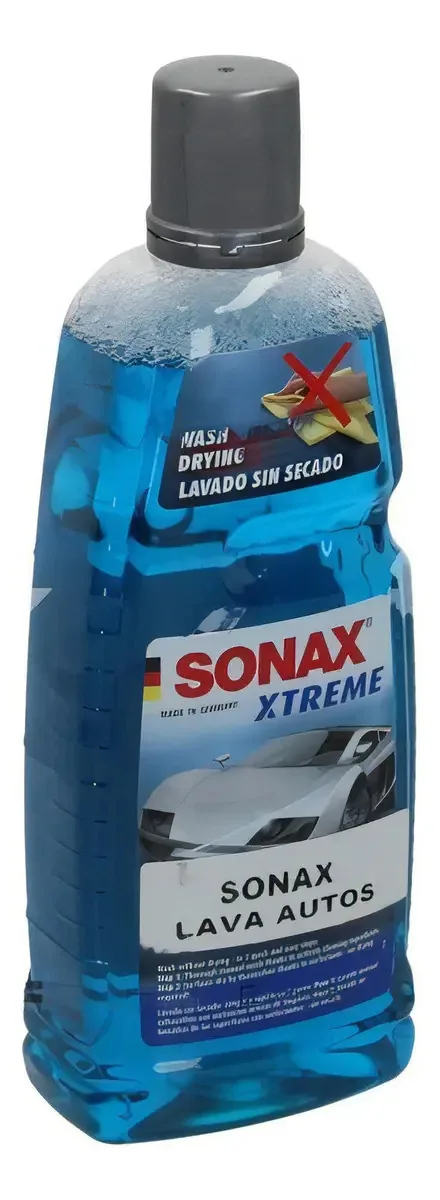 Shampoo Sonax Wash sem secagem, lavagem e secagem