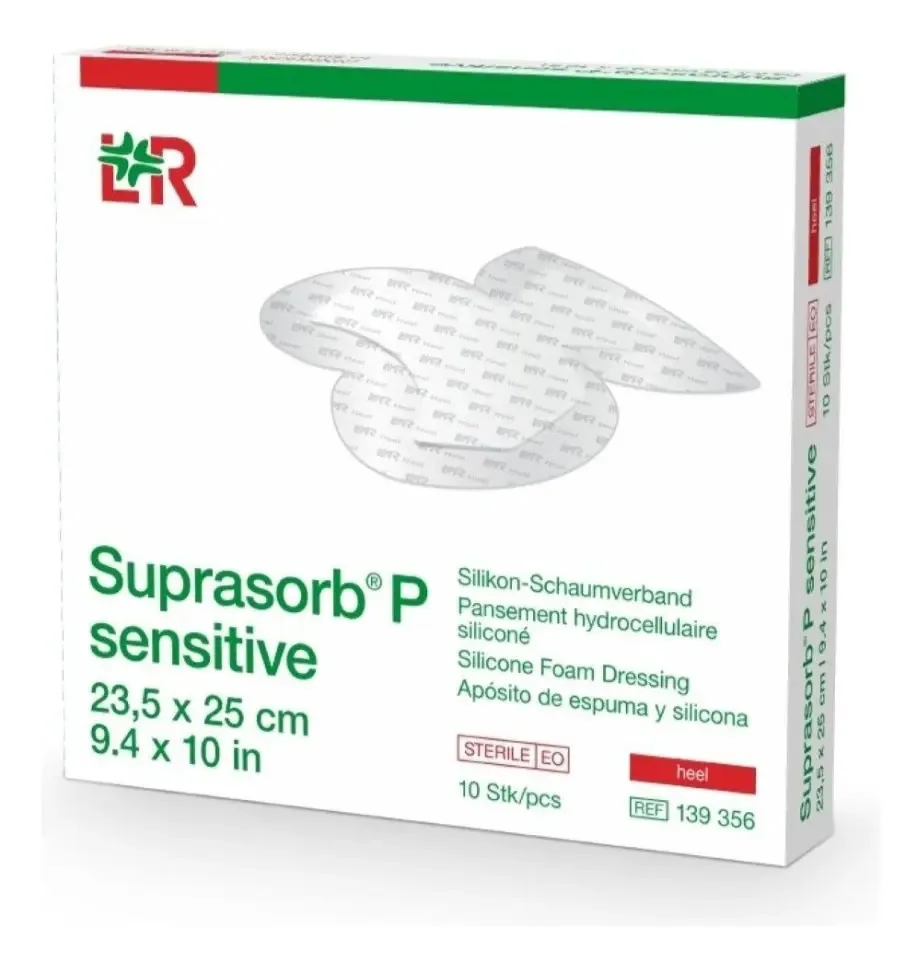 Curativo Suprasorb P Sensitive Border Calcanhar 23,5x25 1 Uni