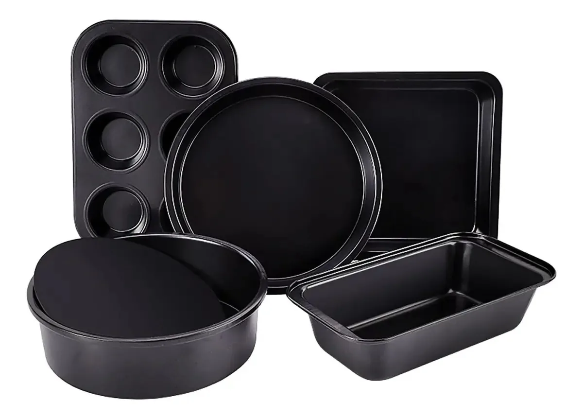 Conjunto de confeitaria Pastry Moulds X5 Forno antiaderente