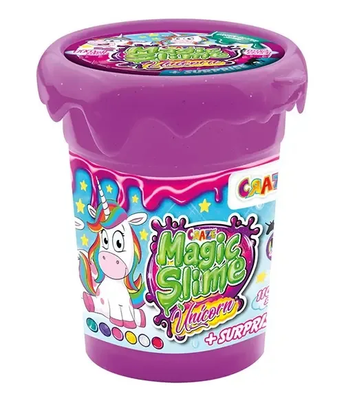 Magic Slime Surprise em uma garrafa, 6 unicórnios diferentes