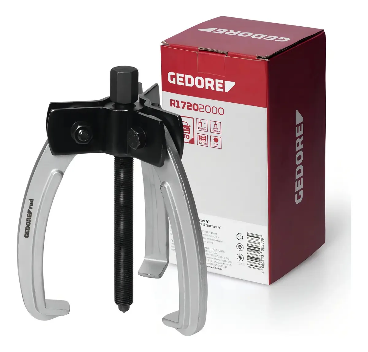 Saca Polia Com 3 Garras 4 R17202000 Gedore Red